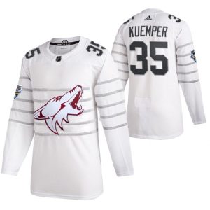 Herren 2020 NHL All Star Arizona Coyotes Eishockey Trikot Darcy Kuemper Weiß